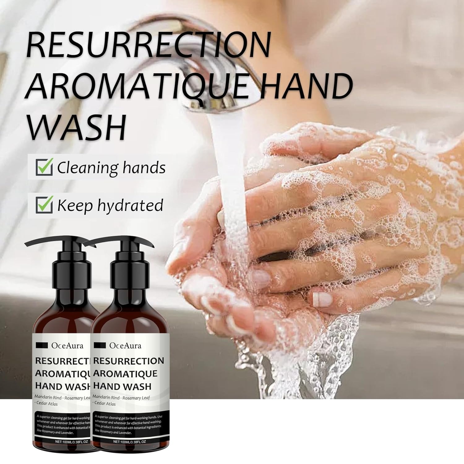 Perfume Fragrance Body Wash - 100ml desinfetante para as mãos aromático