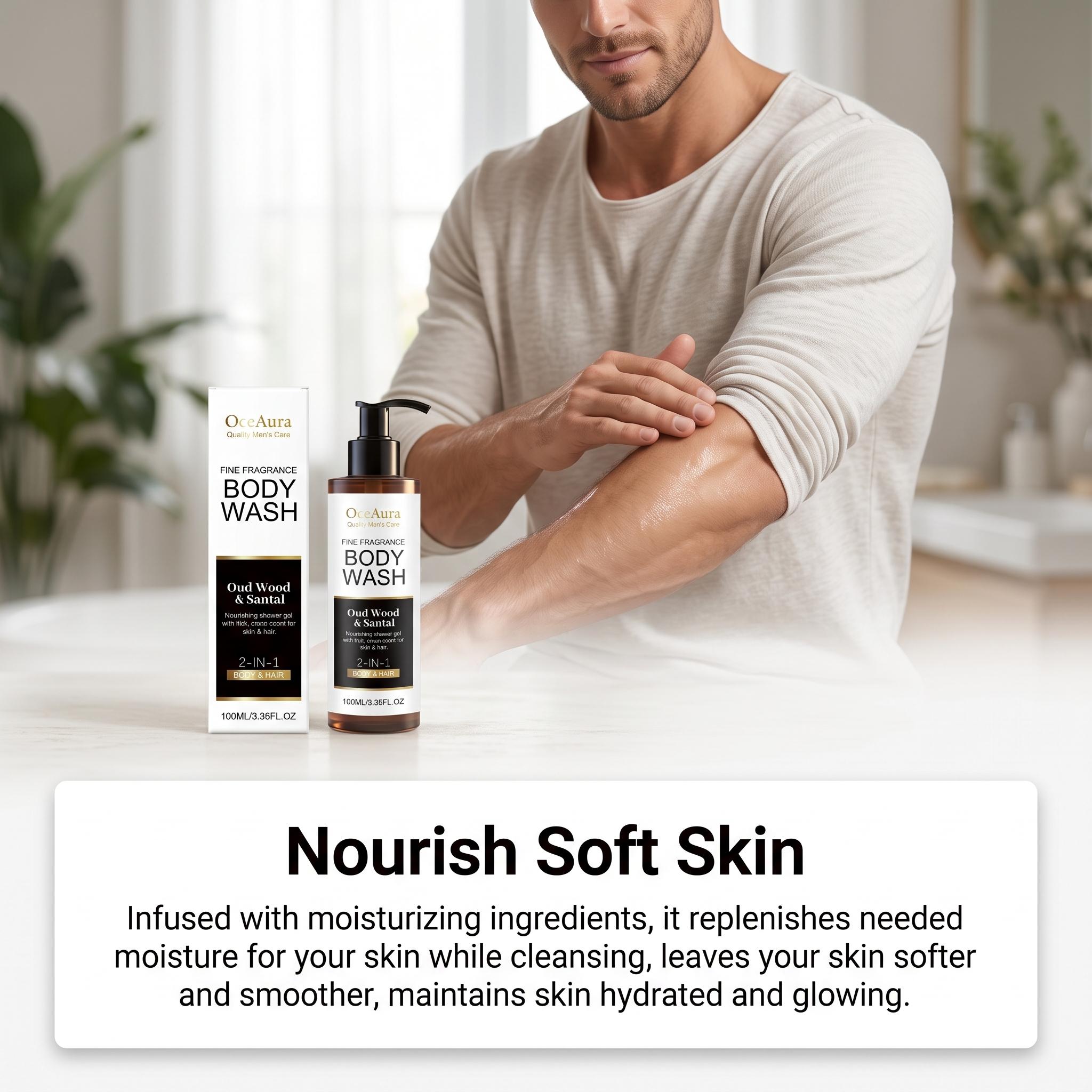 OceAura Sabonete Líquido Corpo - Perfume Fragrance Body Wash avaliação e preço